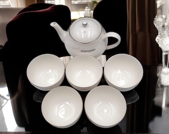 Yves Saint Laurent Tea Time Yves Saint Laurent Cup and Saucer Bone China | eBay main image 3