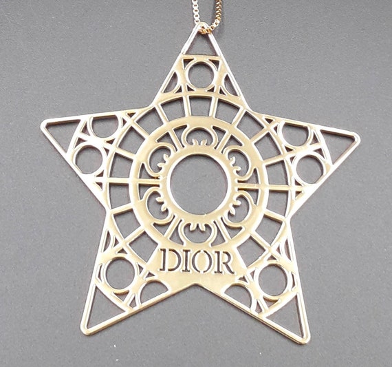 Dior top necklace star