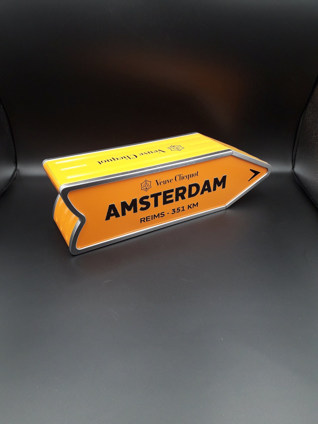 Jeu De Dames De Voyage Vintage Veuve Clicquot – Années 1970 – Bois Et Plastique
