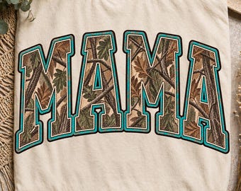 Hunting Mama Camo Western Png, Duck Hunting Mama Shirt Design, Deer Hunting Season Png, Vintage Duck Camo Hunting Png, Trendy Mother Design