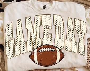 Preppy Football Polka Dots Png, Leopard Game Day Png, Football Mom Sports Png, Football Leopard Dots Gingham Png, Football Bow Fall Sports