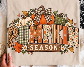 Preppy Fall Pumpkin Season Png, Leopard Pumpkin Autumn Shirt Png, Leopard Print Polka Dot Fall Png, Coquette Floral Autumn Png, Sublimation