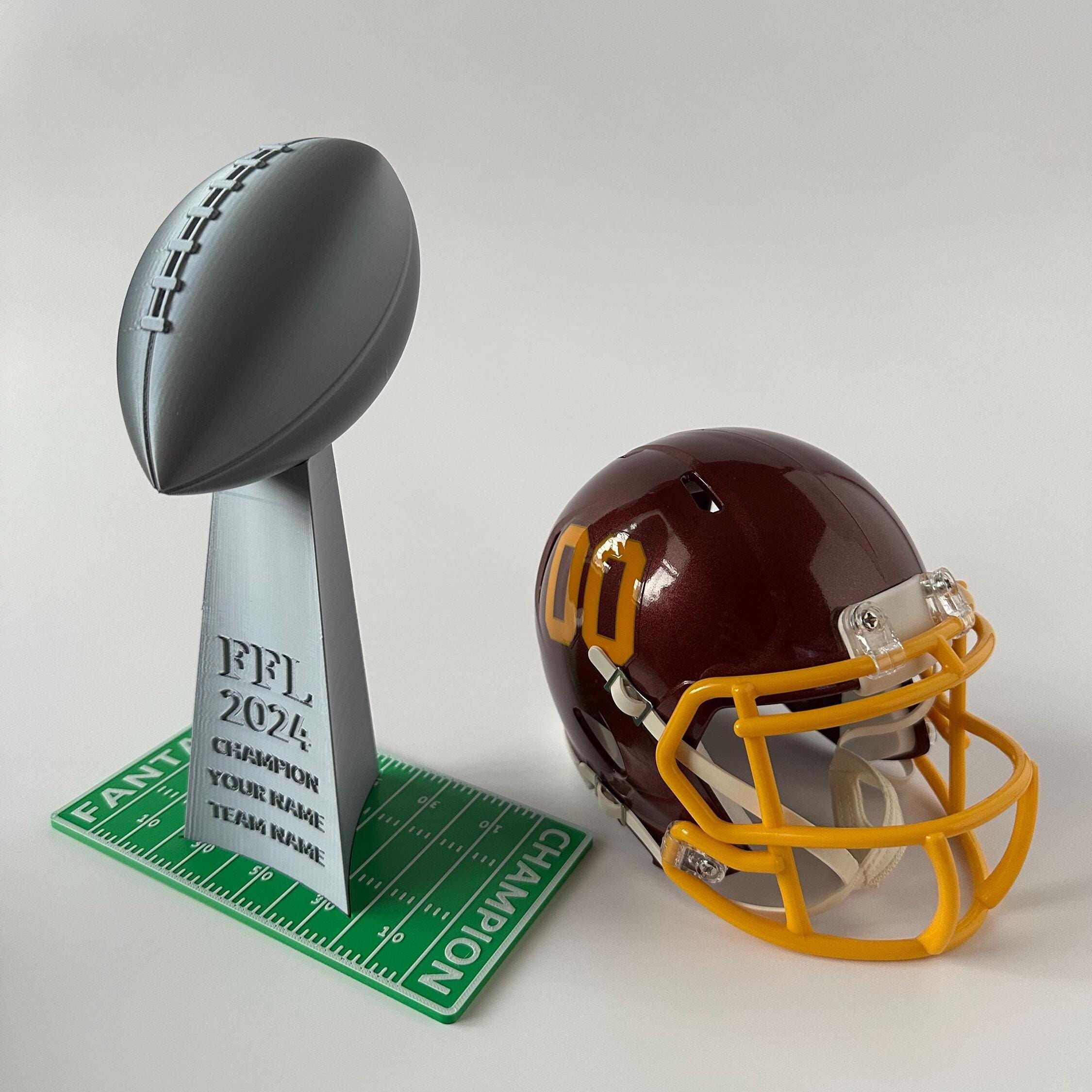 Je suis nul au Fantasy Football Trophy, imprimé en 3D avec