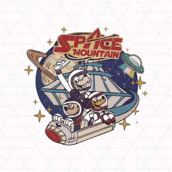 Mouse And Friends Space Png, Space Mountain Png, Retro Mouse Png, Astronaut Mickey Png, Mickey Shirt Png, Family Trip Png.