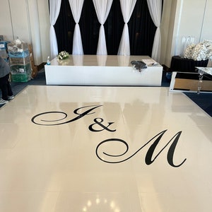 Dance Floor Decal | Wedding Floor Decal | Vinyl Floor Decals | High Gloss Vinyl Self-Adhesive Dance Floor