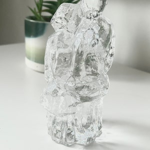 Sculpture By Uno WESTERBERG For PUKEBERG GLASBRUK, 1960S