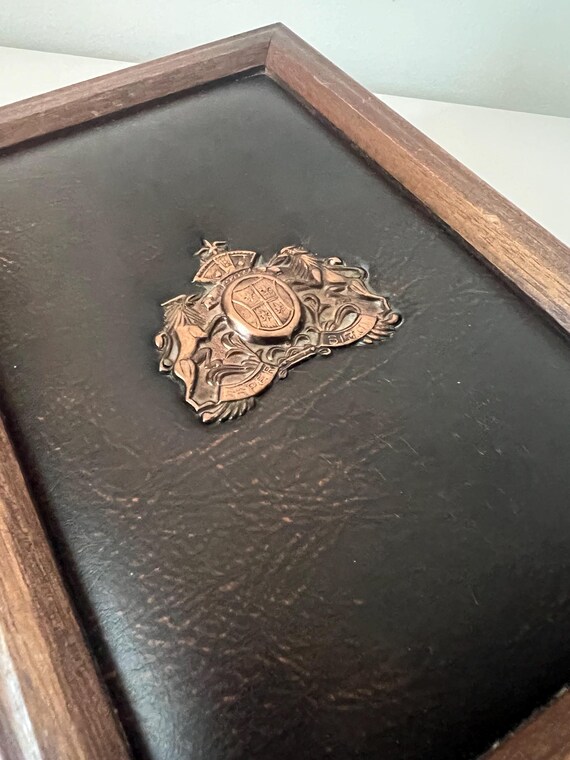 Stunning Vintage S Sper Bijou Wooden Trinket Jewe… - image 4