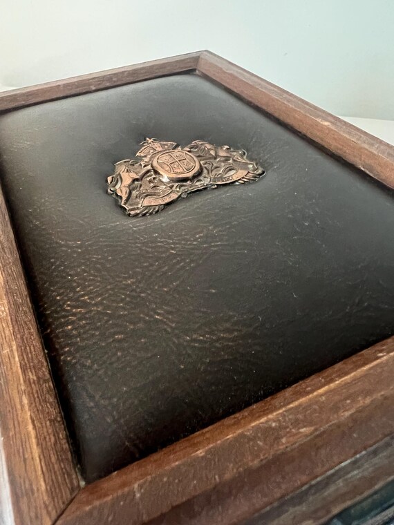 Stunning Vintage S Sper Bijou Wooden Trinket Jewe… - image 3