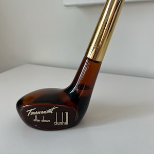 Vintage Alfred Dunhill Tournament Golf Club After Shave 3/4 Full Bottle