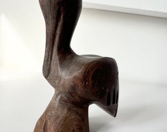 Hand Carved Wood Bird | Ironwood Sculpture, Nautical Decor | Wood Decor| Sitting Bird, Stork, Flamingo, Crane, Heron, Pelican