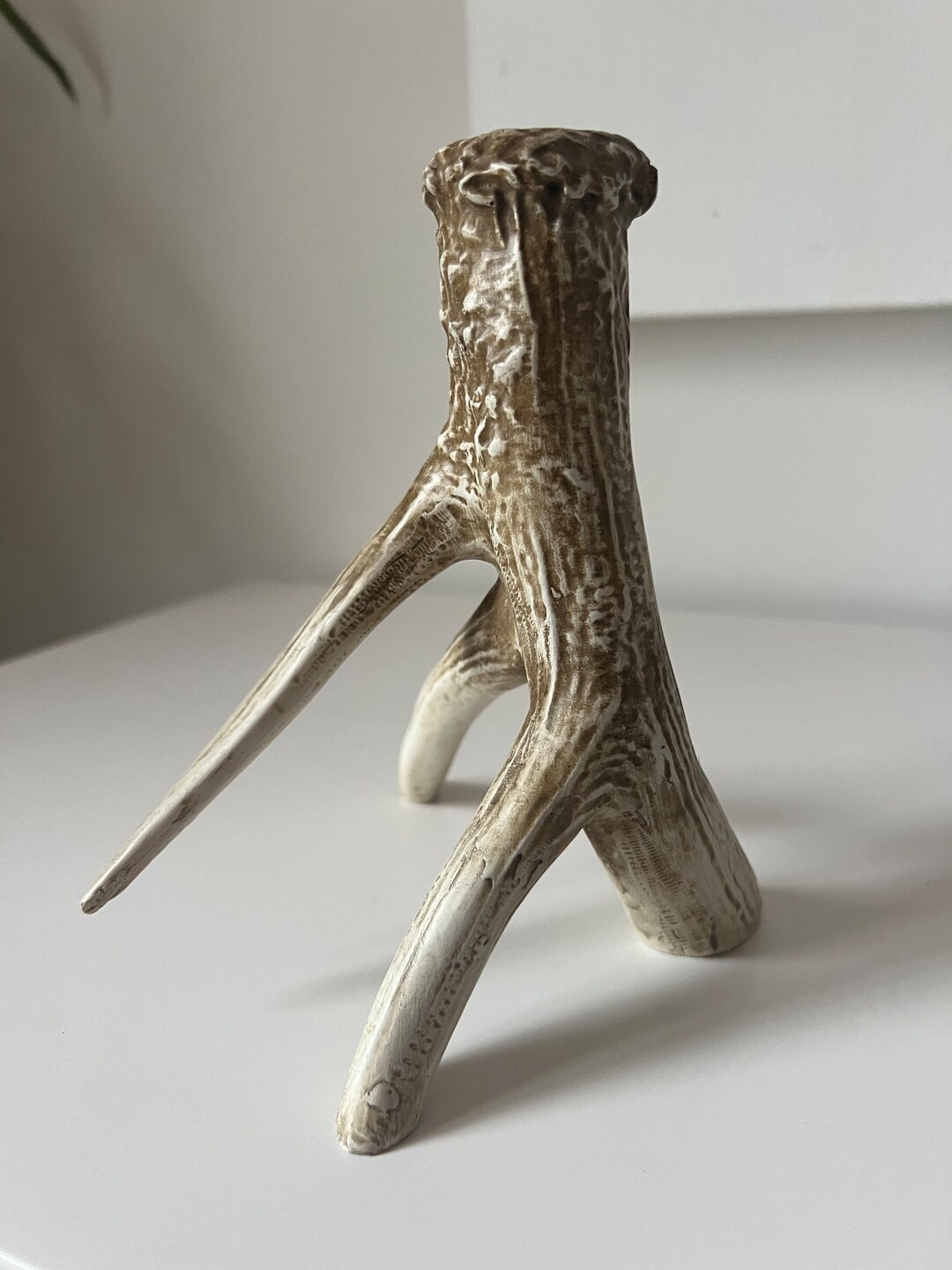 Antler Taper Candle Holders Nature Animal Home Decor Etsy