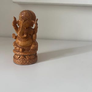 Wooden ganesh - Wooden Ganpati - Wooden God statues - Hindu Diety - Hindu god Sculptures - Hindu God statues - Ganesha Idol