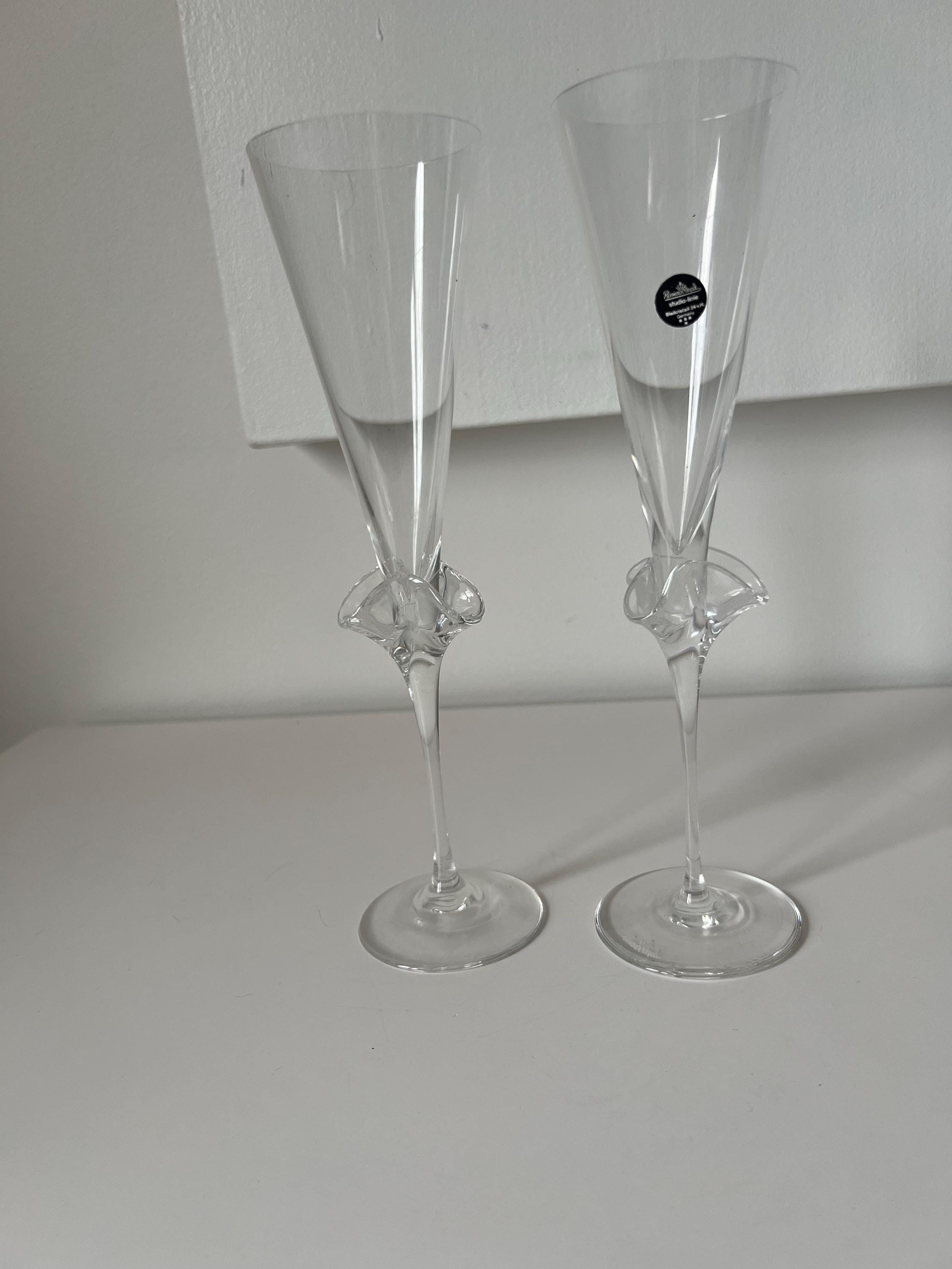 Rosenthal studio-linie グラス6個セット 6 Rosenthal Studio Line Calice Crystal Tulip Wine Glasses