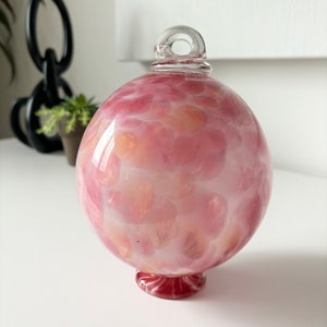 Bohemia Hand Blown Czech Republic Art Glass Ornament | 4.5”R 7”T