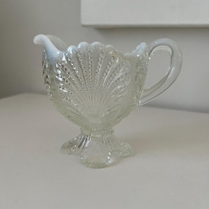 Shell Crystal Opal Creamer By MOSSER OHIO