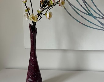 Vintage Mid Century Modern Pottery Art Vase, Vintage Decor, MCM