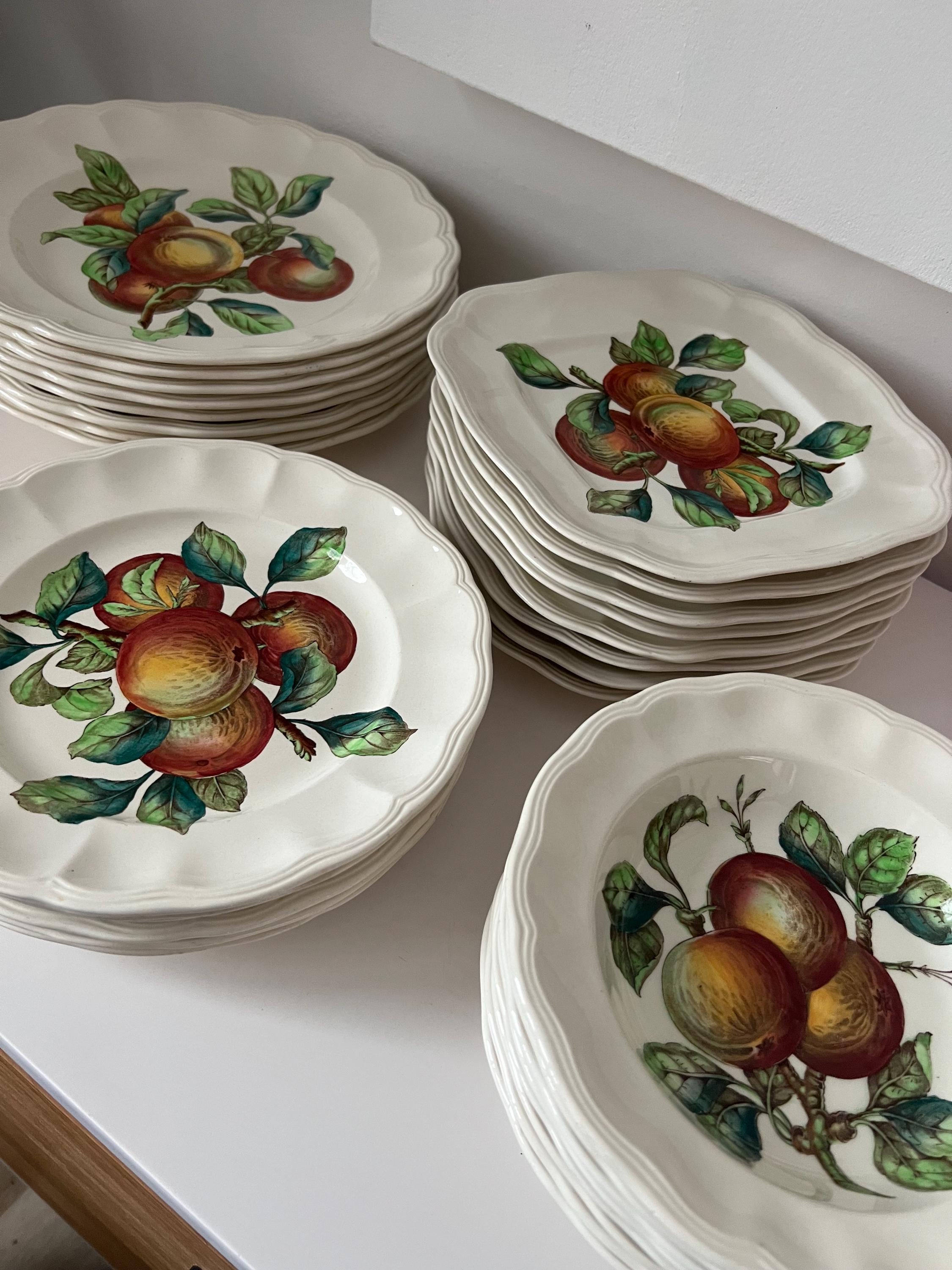 Antique Square China Plate - Etsy