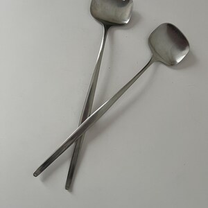 Vintage WMF Cromargan Germany salad serving set/2  Stainless 12”