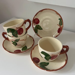 Vintage Franciscan Apple Cup Saucer | Made In USA California | Sold Separately