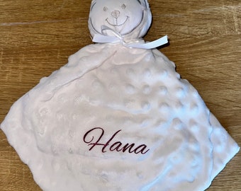 Personalized minky comforter