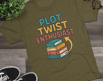Plot Twist Enthusiast T-Shirt | Funny Book Lover Tee