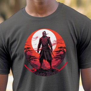 Samurai Warrior T-Shirt Unisex Jersey Short Sleeve Tee Samurai T-Shirt Japanese Tee Gift for Samurai Lover