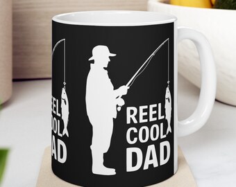 Reel Dad Fishing Mok, Vaderdagcadeau