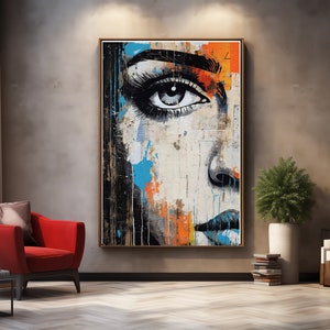 Modern Abstract Wall Art Design, Contemporary Wall Decor, Unique Home Decor, Original Artwork, Gift For Art Enthusiasts