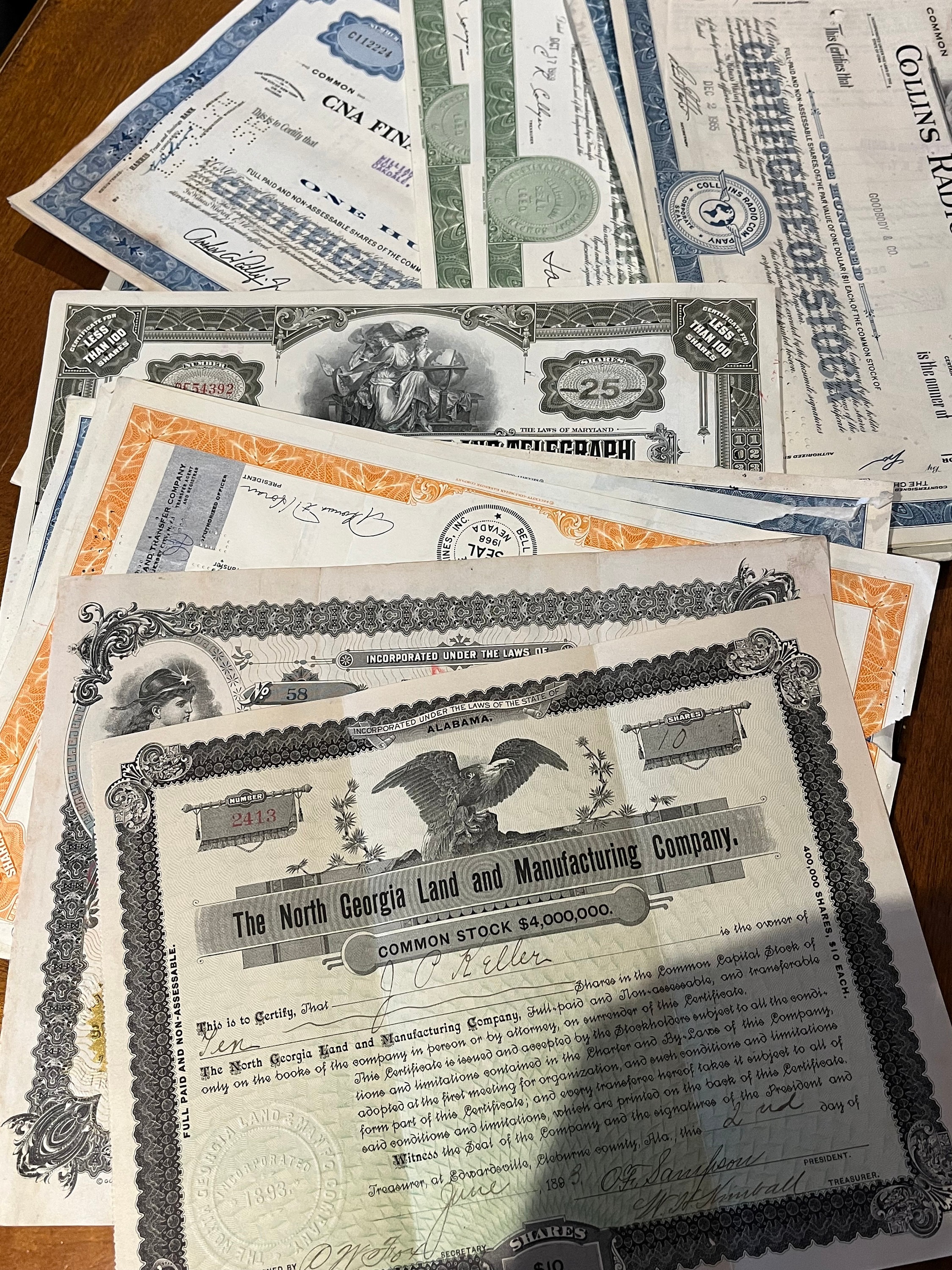Paper Stock Certificates (each) Etsy Paper Stock Certificates (each) Etsy