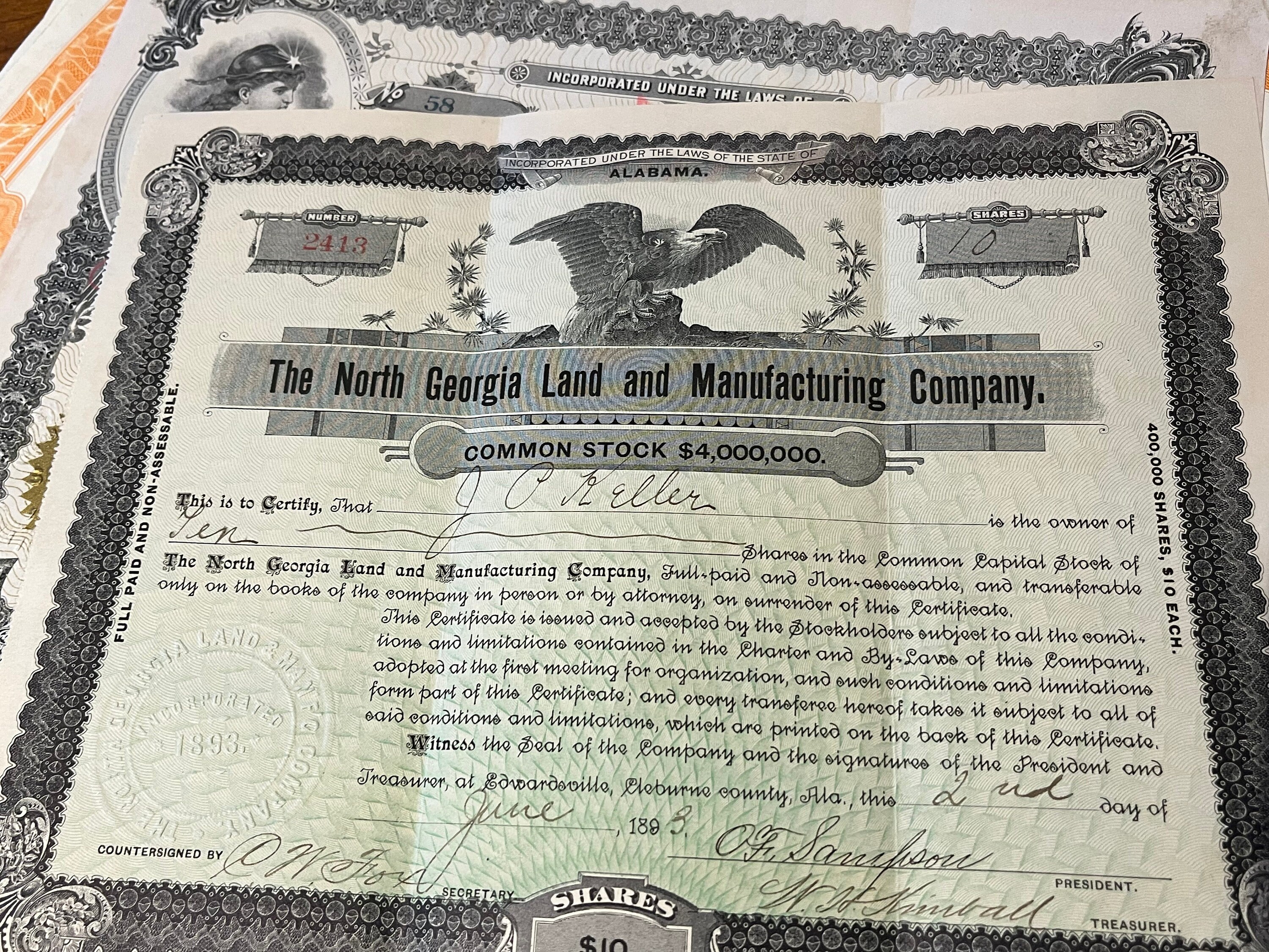 Paper Stock Certificates (each) Etsy Paper Stock Certificates (each) Etsy