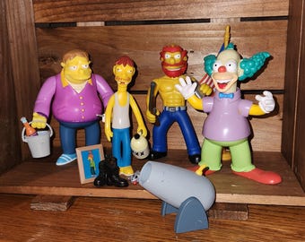 Mcfarlane the Simpsons Deluxe Boxed Set Family Couch Gag Action