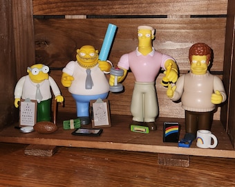 Playmates the Simpsons: KBBL Bill & Marty World of Springfield