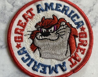 Vintage Tasmanian Devil Patch, America Warner Bros.