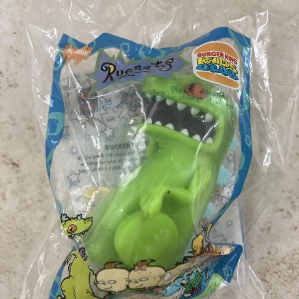 Burger King Kids Club Vintage 1998 Toys Rugrats Movie Reptar Figure Nickelodeon