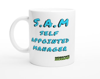 Nickname coworker Ceramic Mug SAM