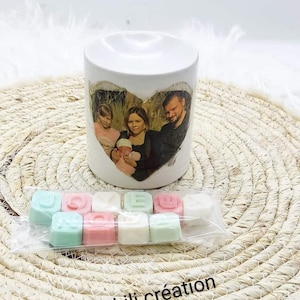 Personalized heart fondant burner