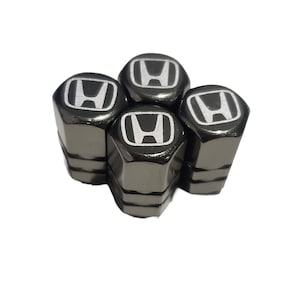 Honda valve stem caps ( dark grey )