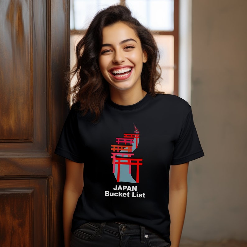 Kyoto Fushimi Inari Tee – Japanese Torii Gate Graphic Shirt
