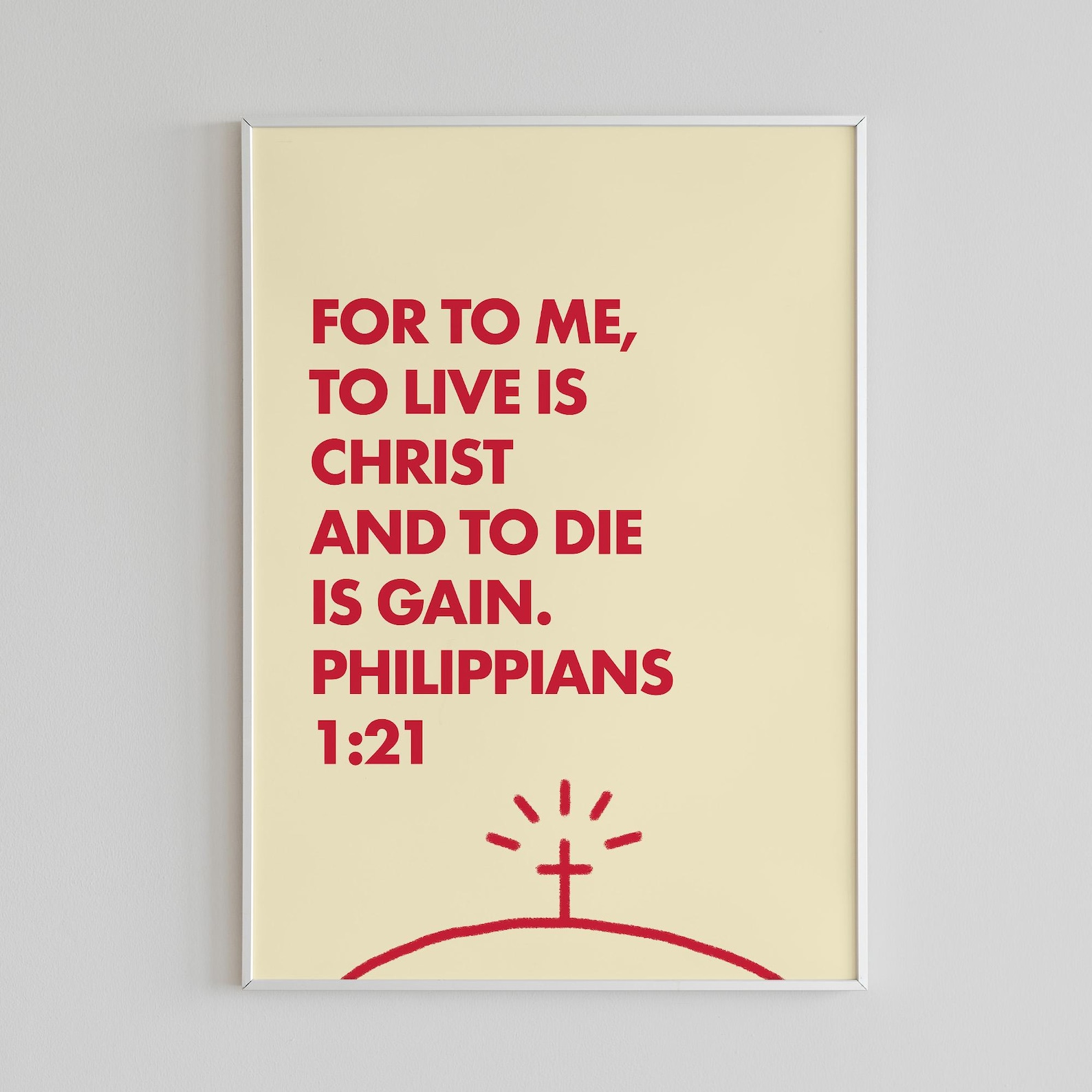 Philippians 1 21 Christian Wall Art Bible Verse Decor Quote Art Philippians 1 21 Christian Wall Art Bible Verse Decor Quote Art