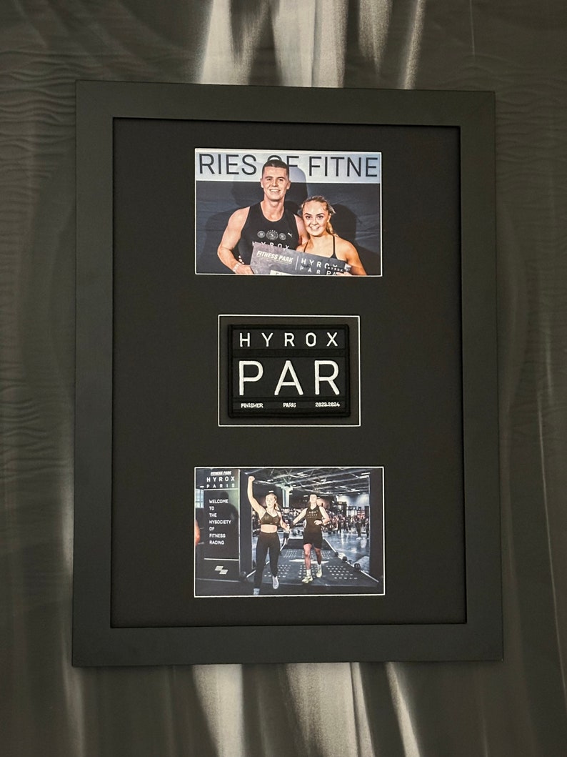 Hyrox Finishers Patch Photo Frame Portrait (W/Prints)