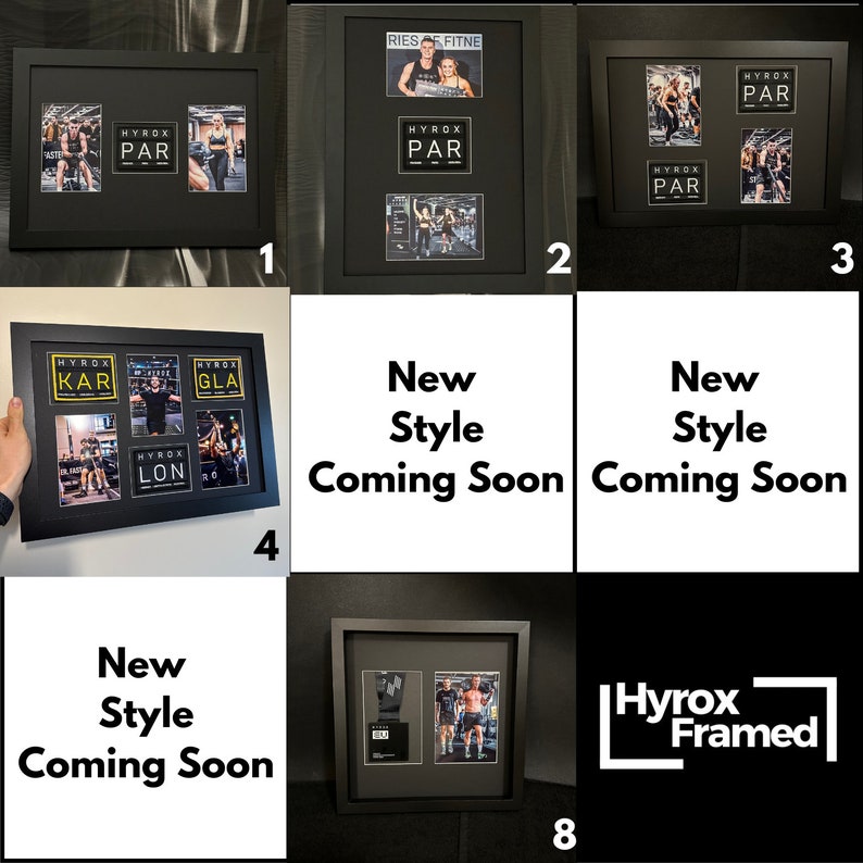 Hyrox Finishers patch/medaille fotolijst afbeelding 8