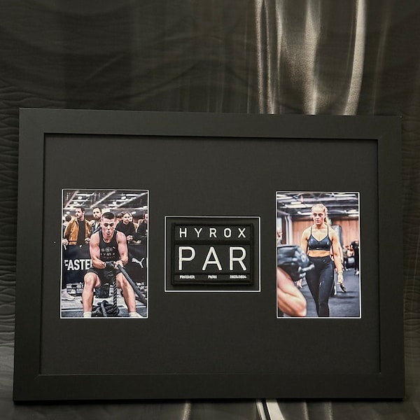 Hyrox Finishers Patch/Medal Photo Frame