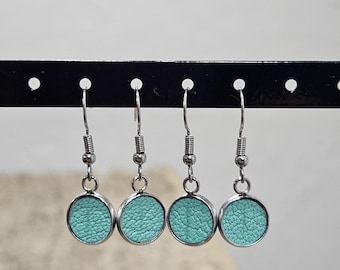 Leather earrings