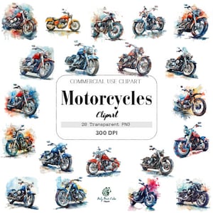 Motocicletta ad acquerello, acquerello, composizioni, uso commerciale, clipart modello