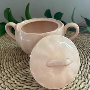 Grindley Vintage Peach Petal Sugar Bowl