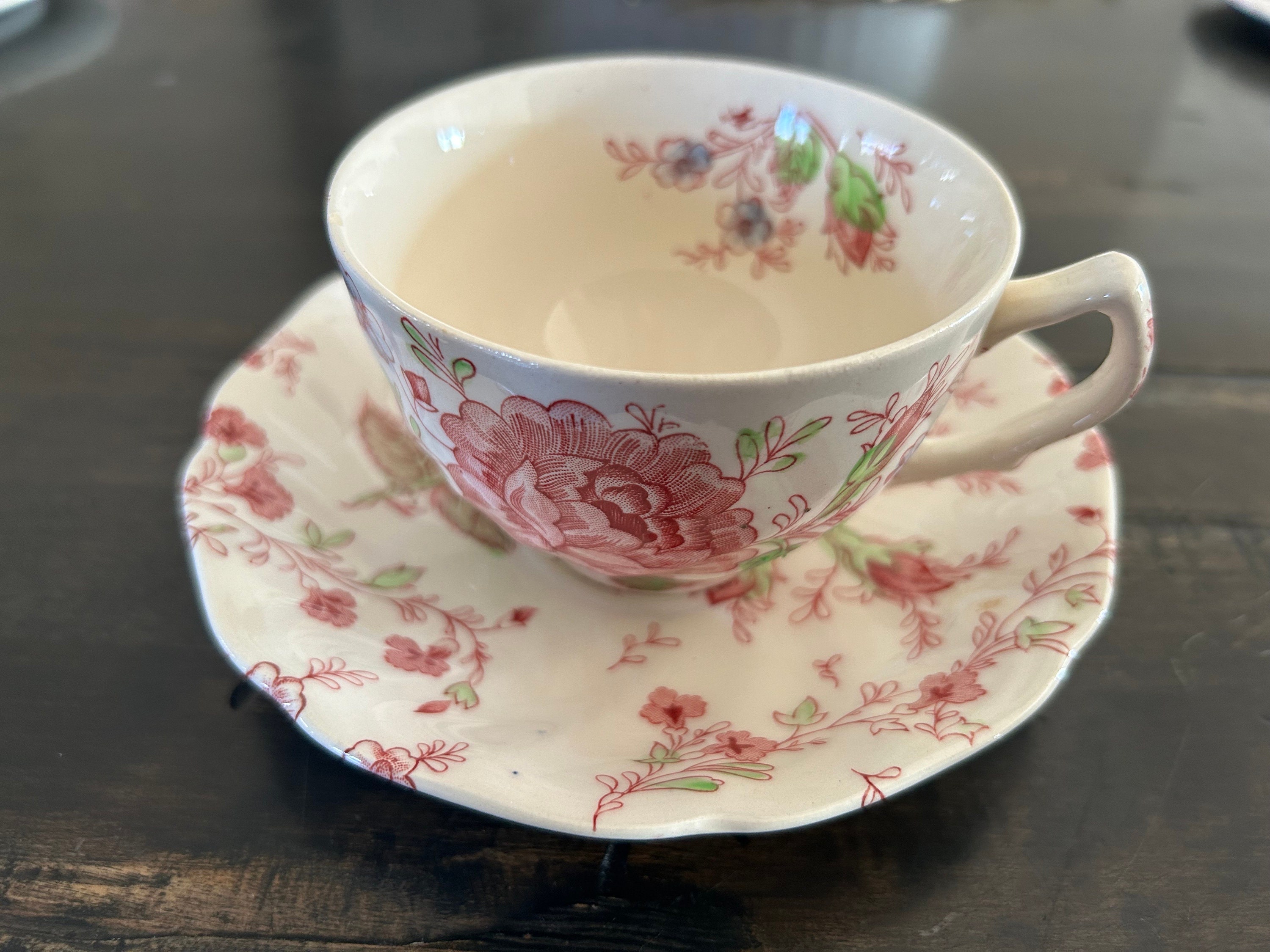 ジョンソンブラザーズ ローズ チンツ 食器セット カップ ソーサー