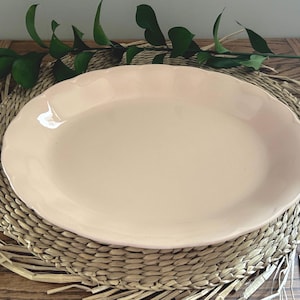 Grindley Vintage Peach Petal oval platter 12x10”