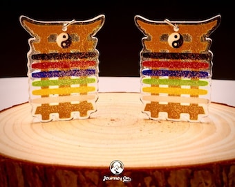Earrings: Journey to Black Belt