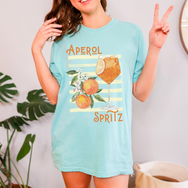 Aperol Kostüm Tshirt Damen Aperol Spritz Shirt Aperollin Freundin