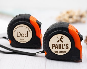 Personalisiertes Maßband mit Gravur, benutzerdefiniertes Maßband, Vatertagsgeschenk, Geschenk für Opa, Werkzeuge für Papa, Geschenk für ihn, Geburtstagsgeschenke